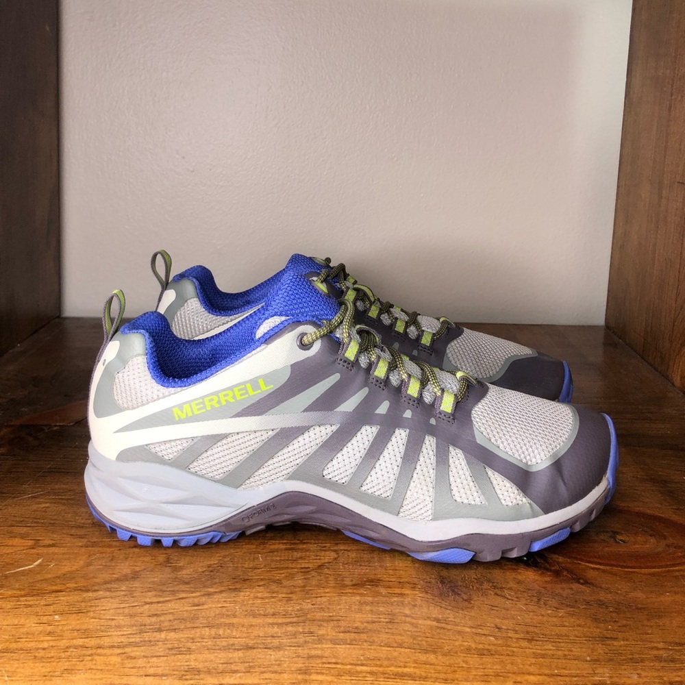 Merrell Gray Siren Edge Q2 Hiking Shoes Sz 7.5